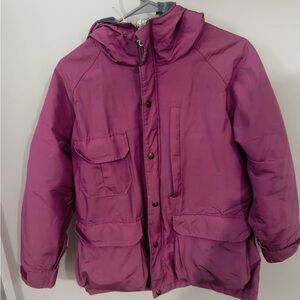 Woolrich Woman pink blanket lined anorak jacket